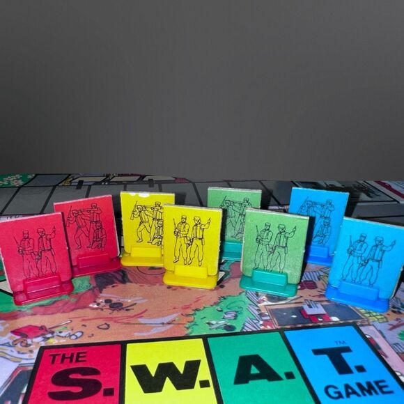 Vintage 1975 S.W.A.T. Board Game COMPLETE - Picture 7 of 8